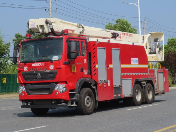 25米舉高噴射消防車